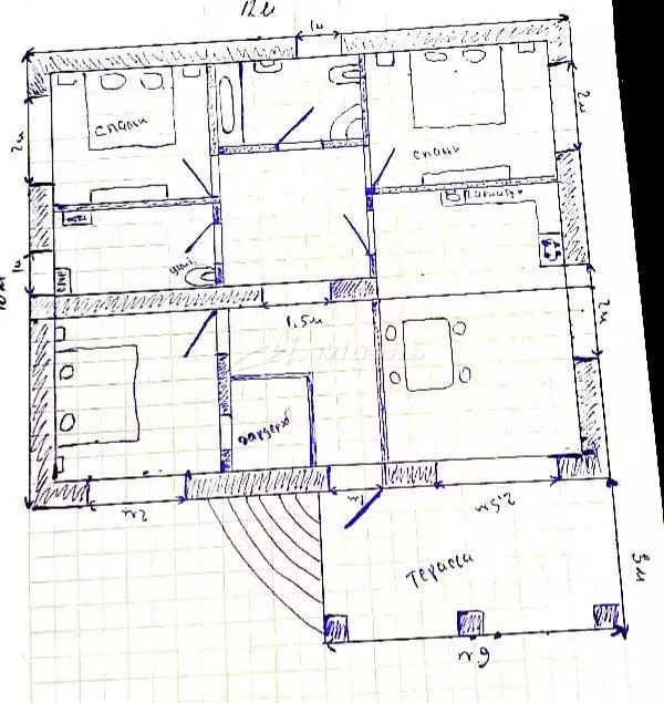 Дом в Крым, Бахчисарайский район, Почтовское с/пос, с. Приятное ... - Фото 2