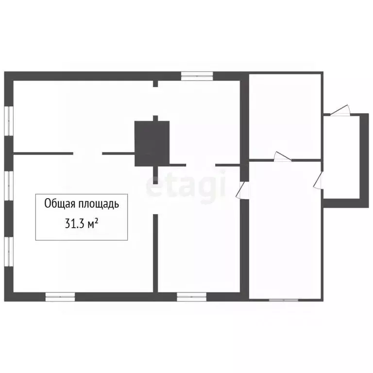 Дом в Кемеровская область, Новокузнецк Садовая ул., 60 (31 м) - Фото 2