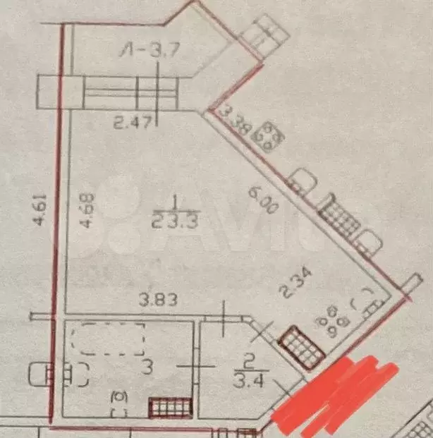 Квартира-студия, 31,4 м, 17/23 эт. - Фото 0