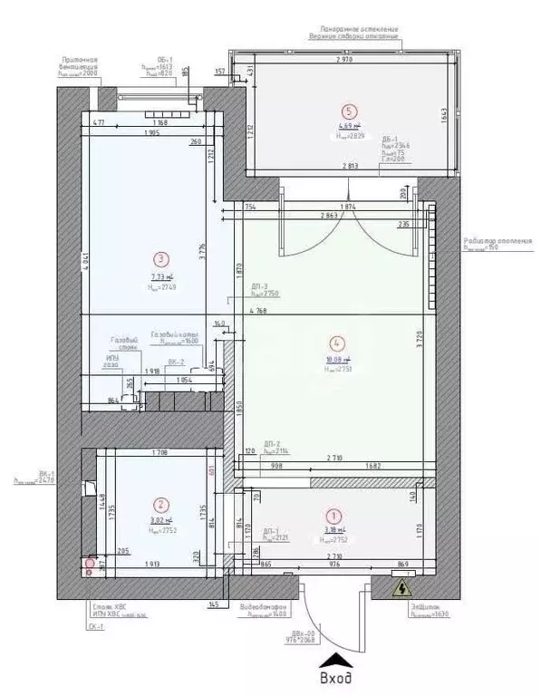 Квартира-студия: Светлогорск, Майский проезд, 17 (24.1 м) - Фото 1