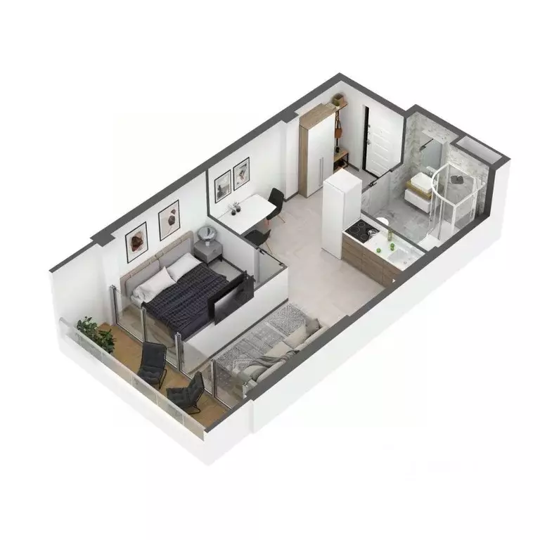 1-к кв. Крым, Ялта муниципальный округ, Кацивели пгт Крымский квартал ... - Фото 1