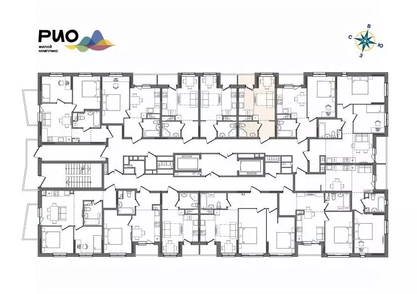 Студия Удмуртия, Ижевск Воткинский жилрайон, Рио жилой комплекс, 2 ... - Фото 2