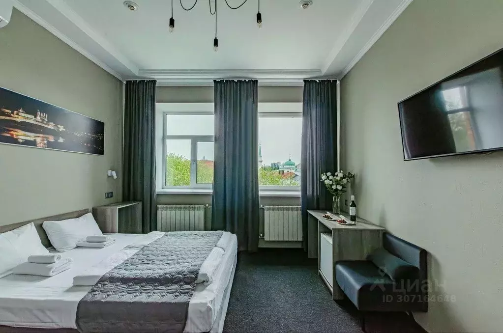 Комната Татарстан, Казань ул. Михаила Худякова, 7 (16.0 м) - Фото 1