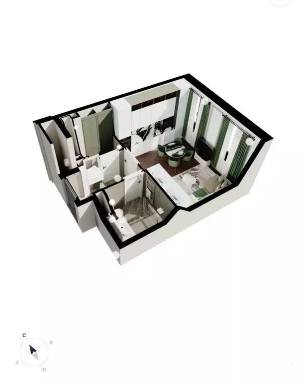 1-к кв. Москва пос. Коммунарка, ул. Бачуринская (28.1 м) - Фото 1