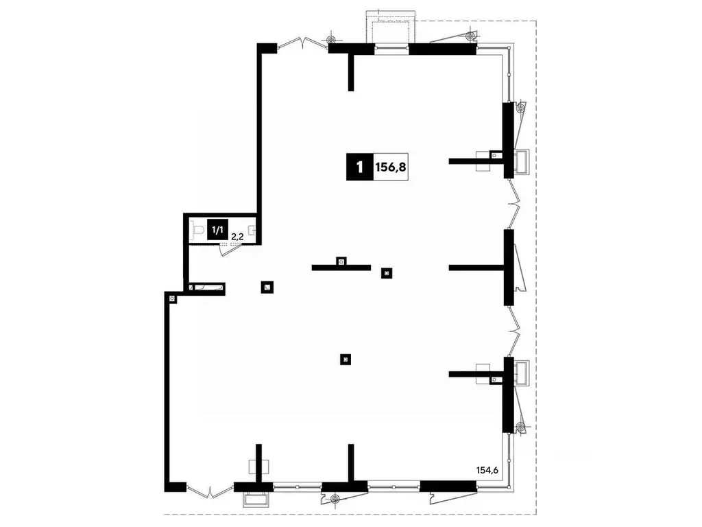 Помещение свободного назначения в Краснодарский край, Краснодар Парк ... - Фото 1