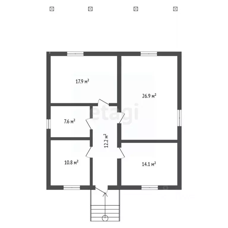 Дом в Воронежская область, с. Новая Усмань пер. Потемкина, 1 (130 м) - Фото 2