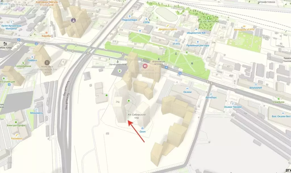 1-комнатная квартира: Екатеринбург, Сибирский тракт, 24Д (36.6 м) - Фото 2