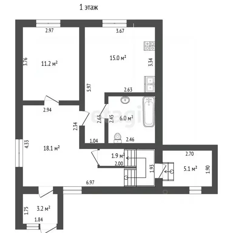 Дом в Воронежская область, Борисоглебск Черемушки СНТ, 4 (107 м) - Фото 1