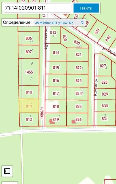 Участок в Тульская область, городской округ Тула, село Частое, Дубовая ... - Фото 1