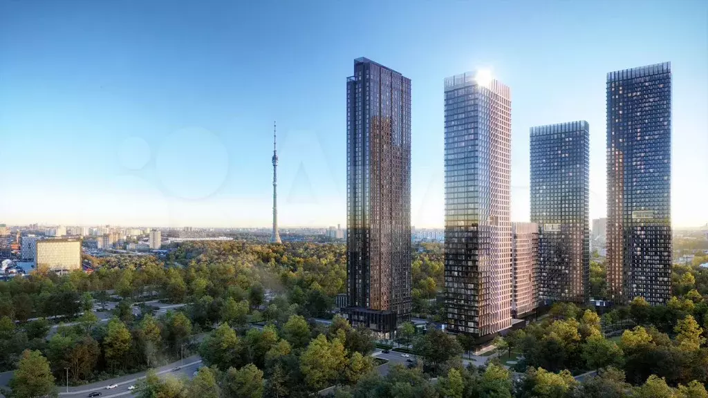 Квартира-студия, 36,4 м, 22/47 эт. - Фото 0