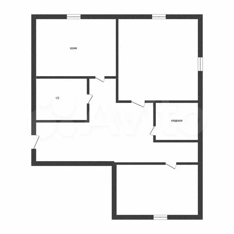 2-к. квартира, 67,9 м, 2/4 эт. - Фото 0