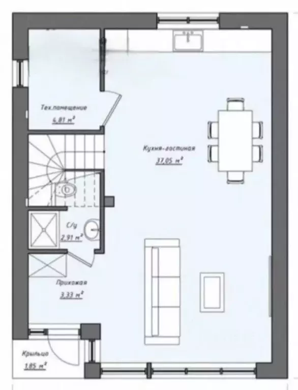 Коттедж в Башкортостан, Кармаскалинский район, Кабаковский сельсовет, ... - Фото 2