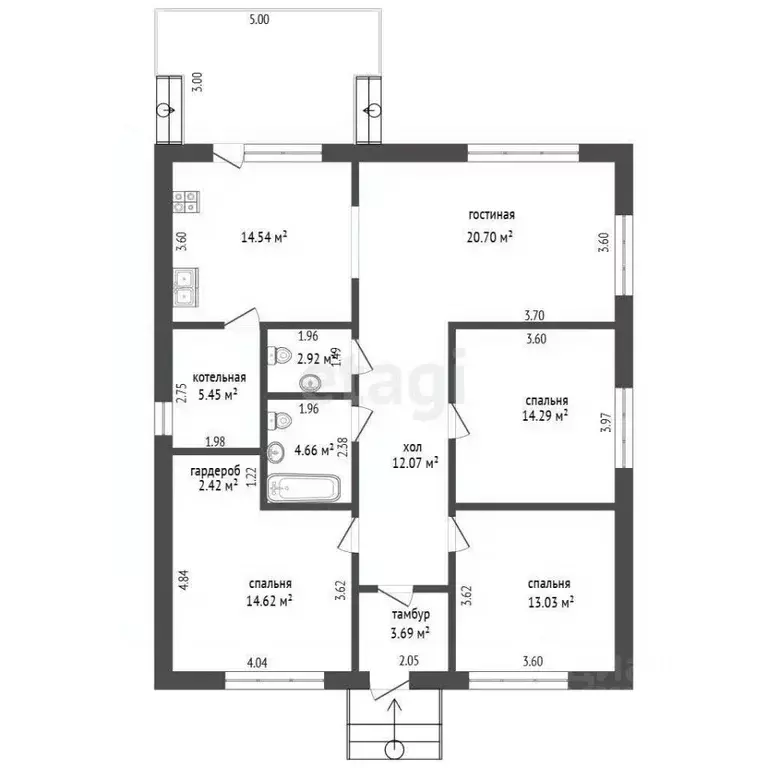 Дом в Ростовская область, Аксайский район, Щепкинское с/пос, пос. ... - Фото 2