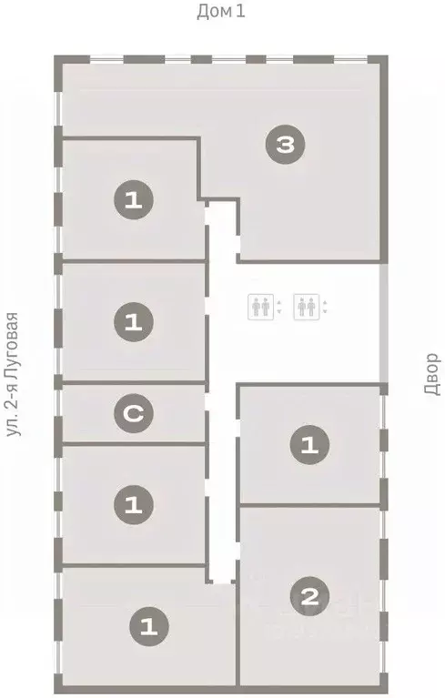1-к кв. Тюменская область, Тюмень Мысовская ул., 26к2 (50.4 м) - Фото 1
