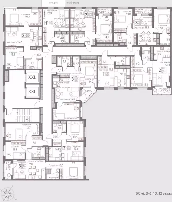 Студия Пермский край, Пермь ул. Серебристая, 3 (62.9 м) - Фото 2