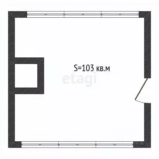 Помещение свободного назначения в Адыгея, Майкоп ул. Чкалова, 65 (103 ... - Фото 2