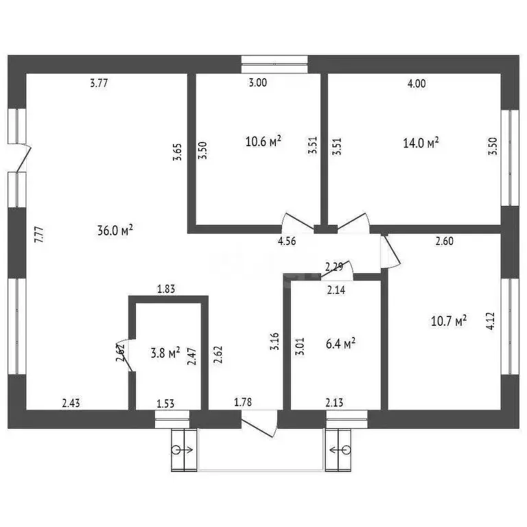 Дом в Феодосия, Геологическая улица (100 м) - Фото 1