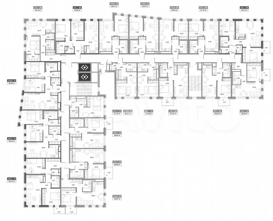 Квартира-студия, 27,2 м, 4/10 эт. - Фото 1