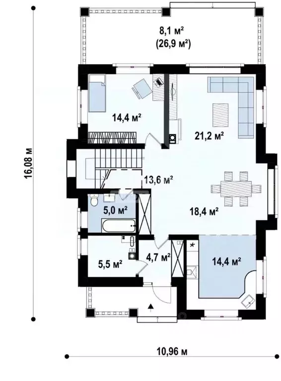 Дом в Московская область, Солнечногорск городской округ, д. Бережки  ... - Фото 2