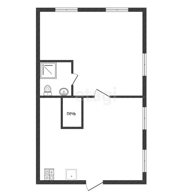 Дом в Миасский городской округ, село Черновское, улица Кирова (35 м) - Фото 2