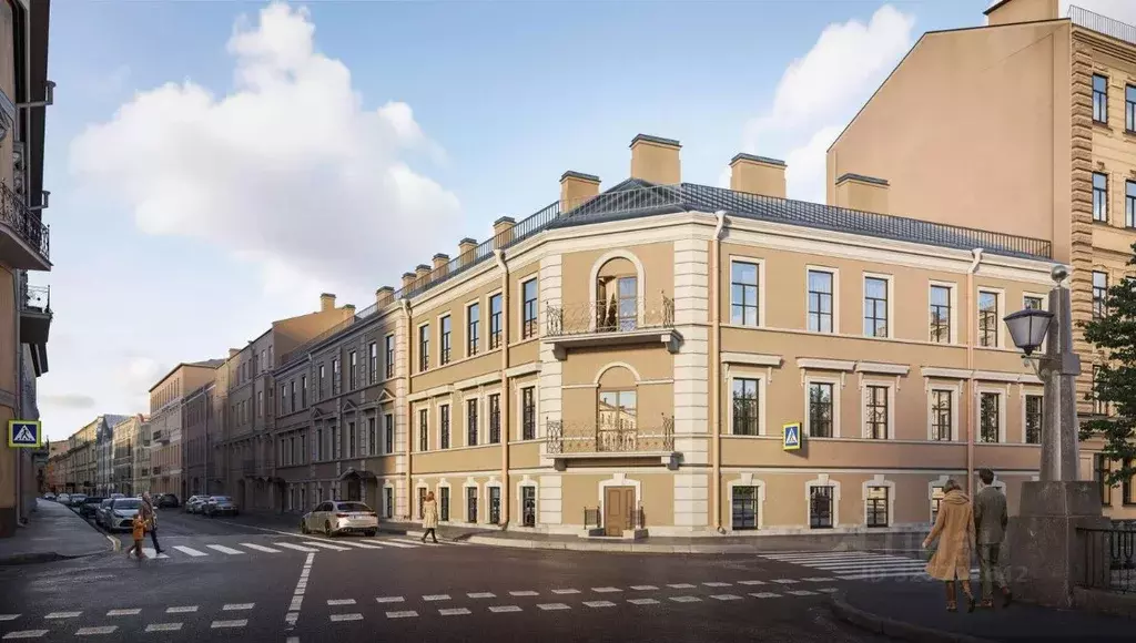 1-к кв. Санкт-Петербург наб. Канала Грибоедова, 84 (53.7 м) - Фото 1