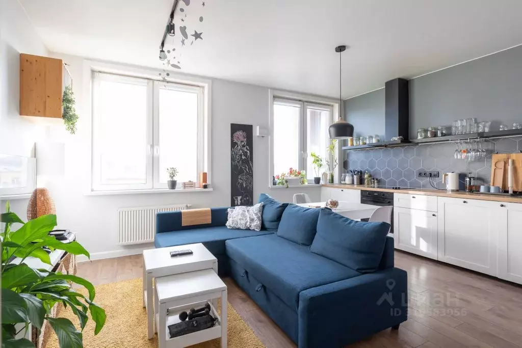 1-к кв. Санкт-Петербург Общественный пер., 5 (47.4 м) - Фото 0