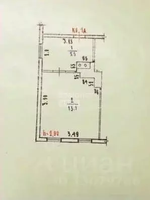 Дом в Забайкальский край, Чита ул. Николая Островского, 44 (19 м) - Фото 1