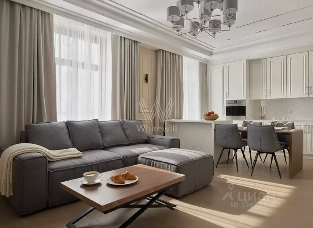 2-к кв. Москва Потаповский пер., 6С1 (67.0 м) - Фото 1