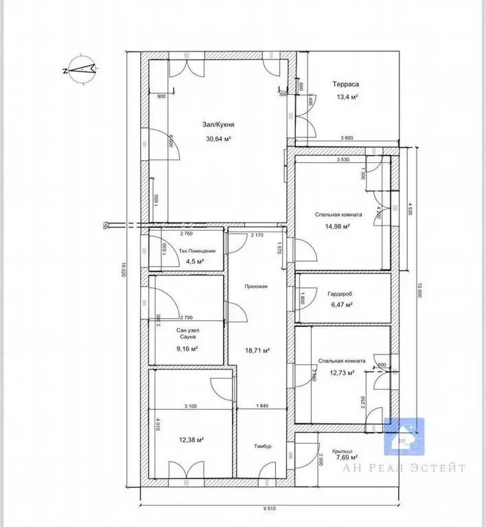 Дом в Карелия, Петрозаводск проезд Оружейный, 9 (134 м) - Фото 2