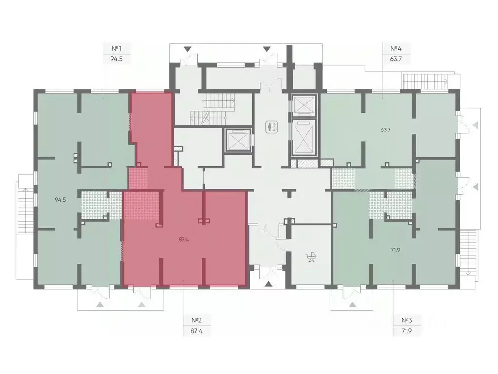 Помещение свободного назначения в Санкт-Петербург Октябрьская ... - Фото 2