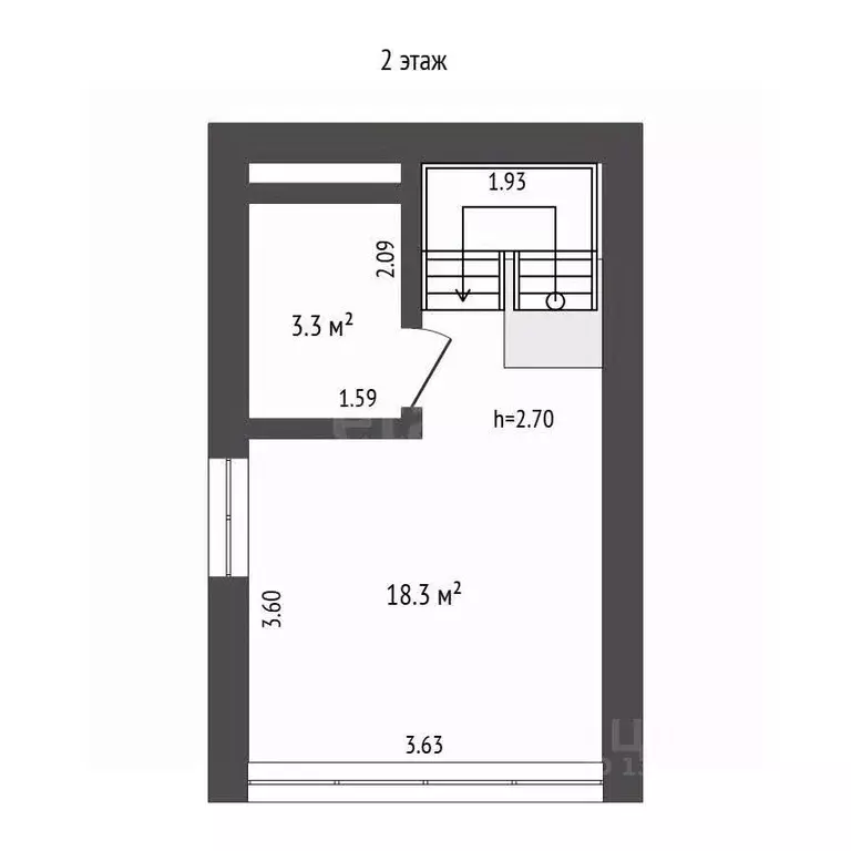 Дом в Крым, Ялта ул. Украинская, 4Н (63 м) - Фото 1