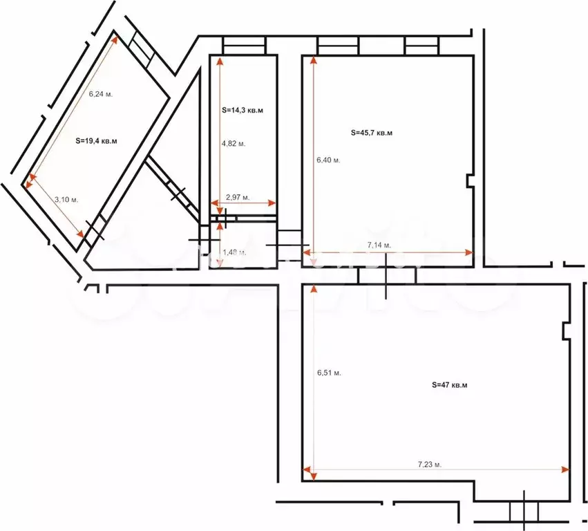 Ритейл Кафе 169 м2 - Фото 0