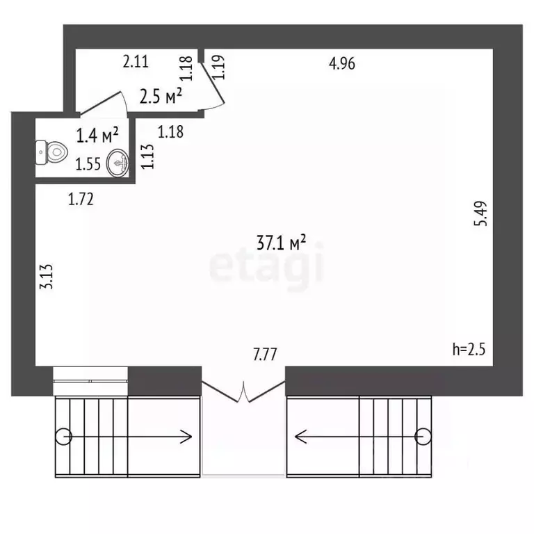 Помещение свободного назначения в Мордовия, Саранск Большевистская ... - Фото 1