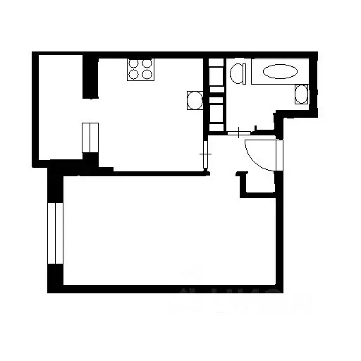 1-к кв. Санкт-Петербург ул. Плесецкая, 10 (34.3 м) - Фото 1