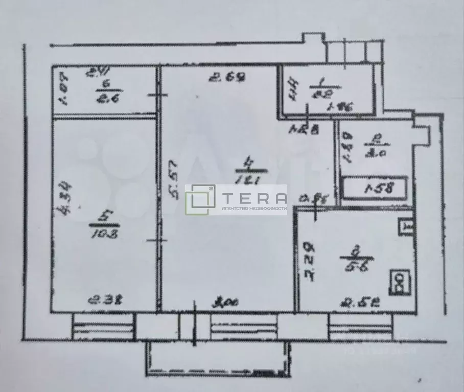 2-к кв. Башкортостан, Уфа Российская ул., 86/1 (45.0 м) - Фото 2