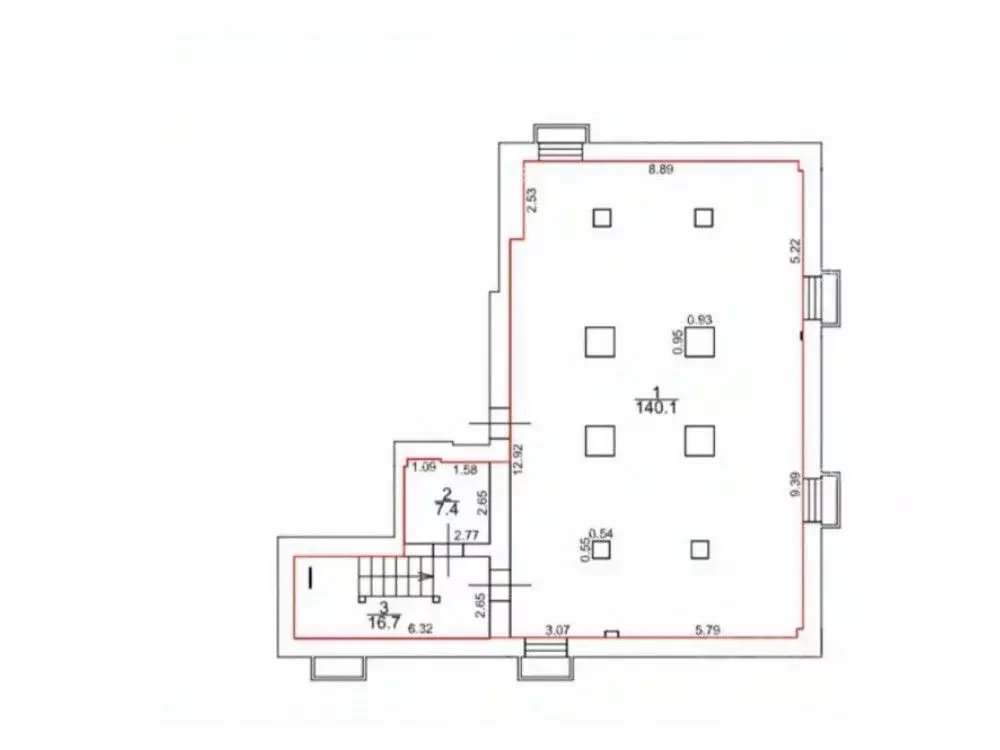 Торговая площадь в Москва Люблинская ул., 54/3 (170 м) - Фото 1