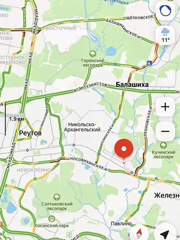 Участок в Московская область, Балашиха Салтыковка мкр, Октябрьская ... - Фото 2