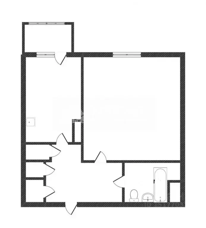 1-к кв. Ямало-Ненецкий АО, Новый Уренгой Восточный мкр, 4/5 (37.0 м) - Фото 2