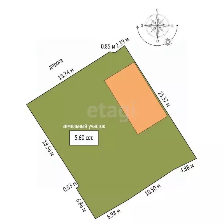 Дом в Ярославская область, Рыбинск ул. Радио, 8 (70 м) - Фото 2