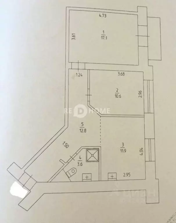 2-к кв. Пермский край, Пермь ул. Окулова, 37 (58.0 м) - Фото 2