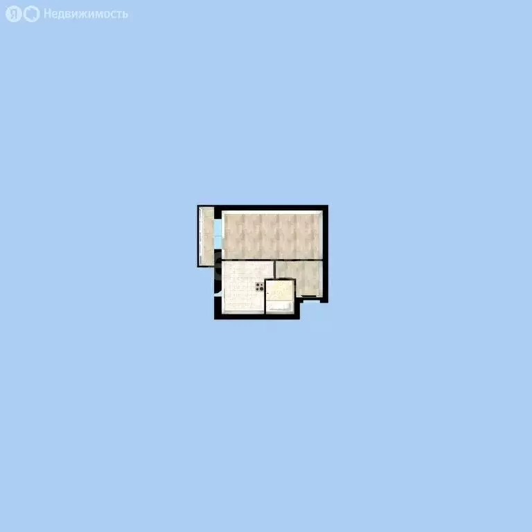 1-комнатная квартира: Уфа, улица Академика Курчатова, 65/3 (32.3 м) - Фото 0
