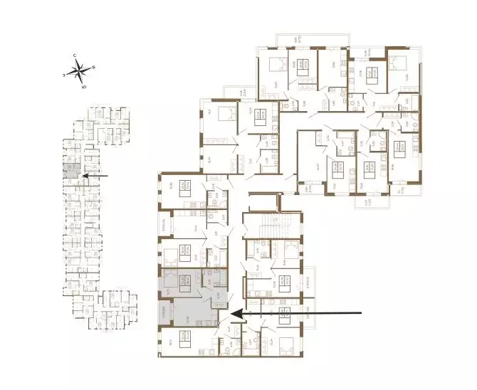 1-комнатная квартира: Сертолово, Златоглавая улица, 2к1 (36.41 м) - Фото 2