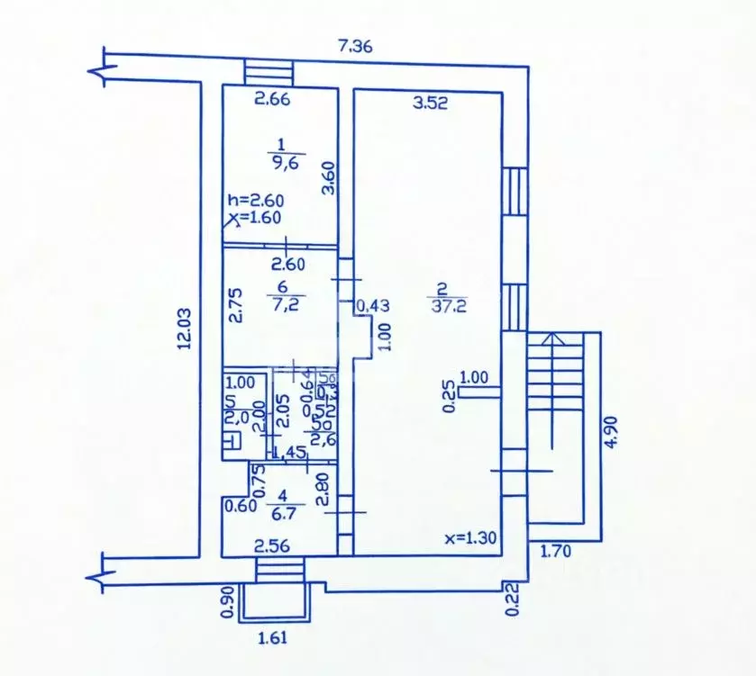 Помещение свободного назначения в Башкортостан, Уфа Айская ул., 82 (66 ... - Фото 2