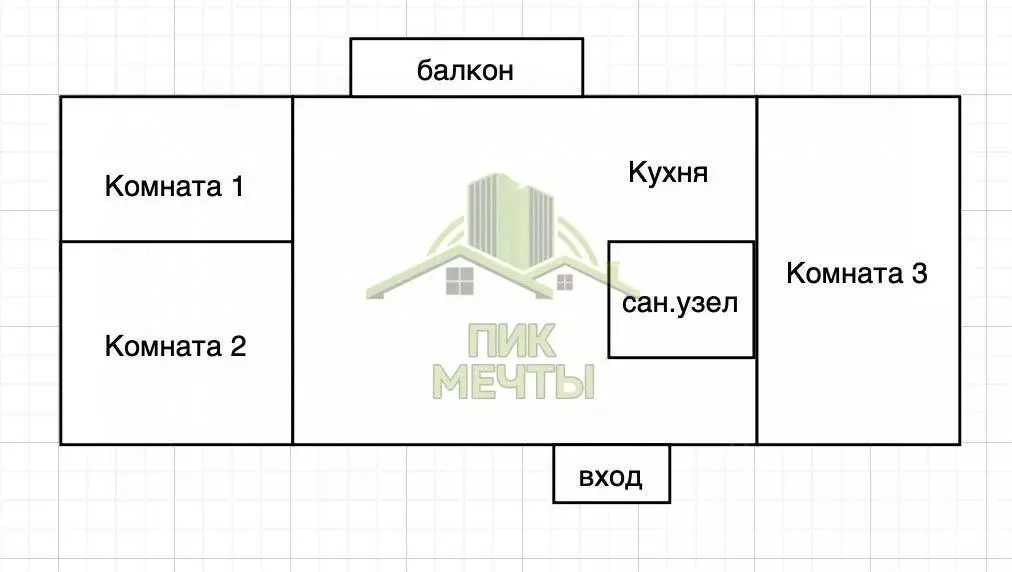 4-к кв. Бурятия, Улан-Удэ ул. Трубачеева, 14 (64.8 м) - Фото 1