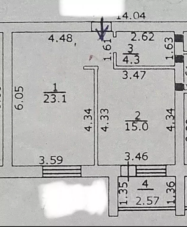 1-к кв. Краснодарский край, Ейск Коммунистическая ул., 85/6 (45.0 м) - Фото 2