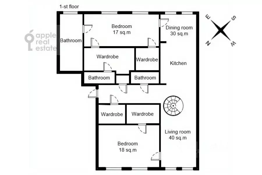 4-к кв. Москва Большой Патриарший пер., 4 (182.0 м) - Фото 2