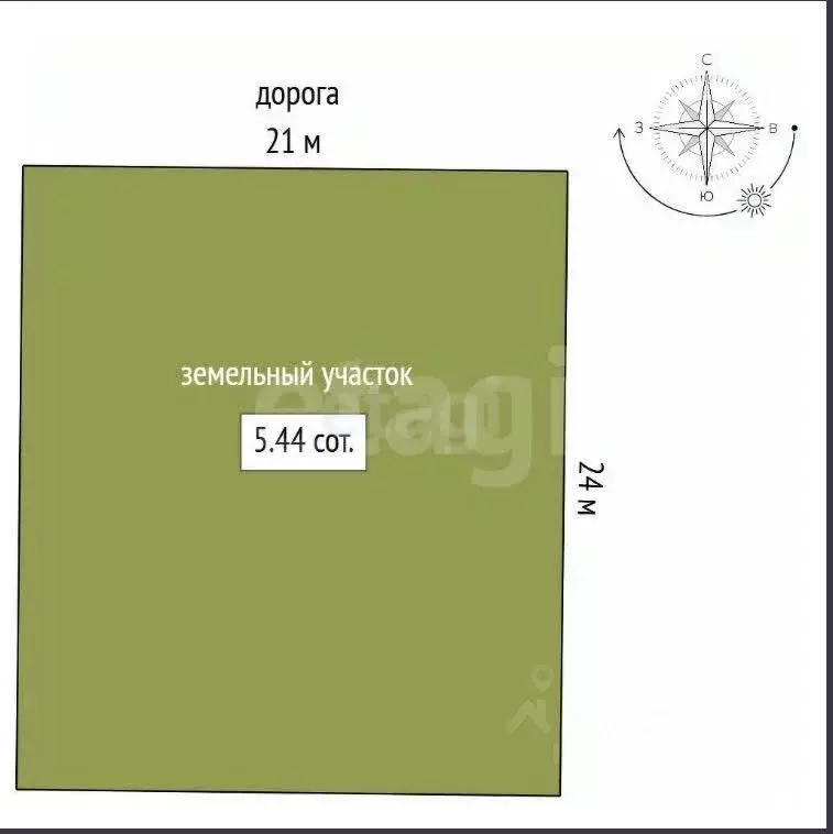 Участок в Ростовская область, Аксайский район, Рассветовское с/пос, ... - Фото 2