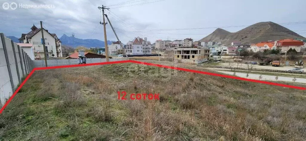 Участок в Коктебель, улица Ленина (12.2 м) - Фото 1