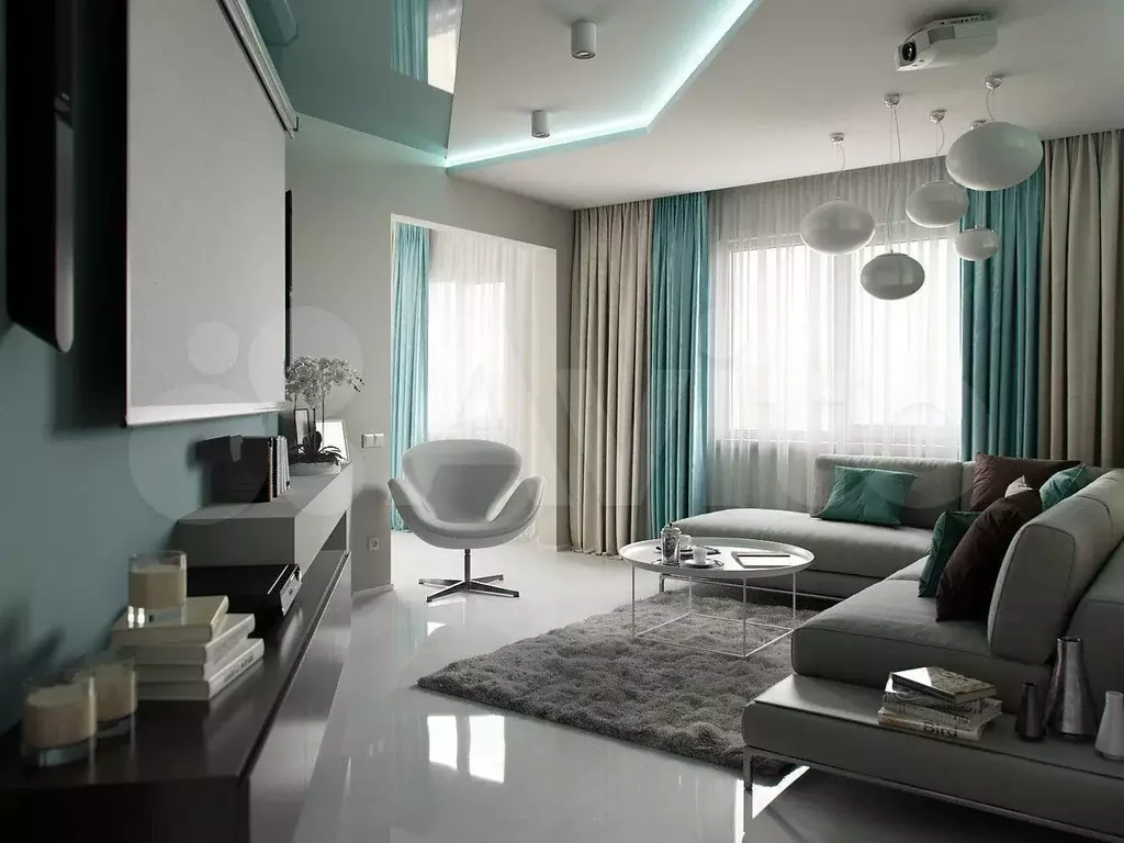2-к. квартира, 57,5 м, 2/5 эт. - Фото 0