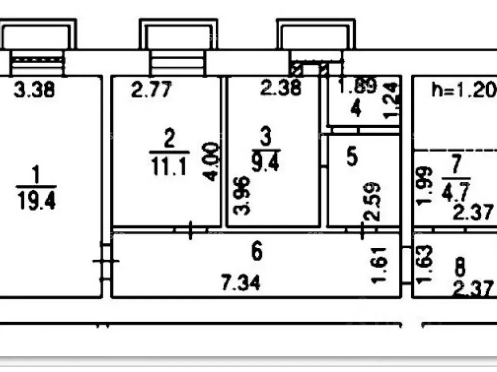Офис в Москва ул. Марии Ульяновой, 17К3 (70 м) - Фото 2